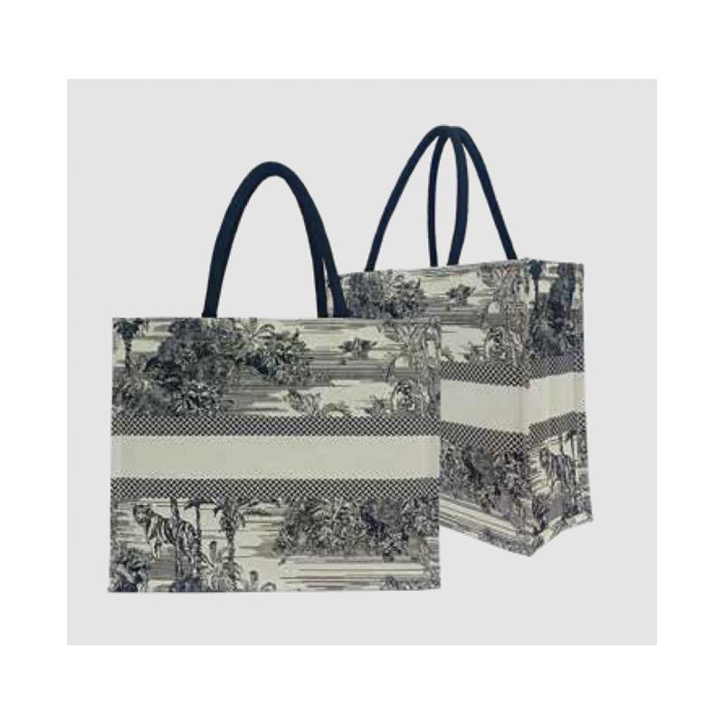 Explorer Print -Printed Cotton Bag With Inner Lamination & Magnetic Closure